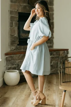 Vine & Love Maternity Friendly|Knee-Length Dresses<Gisele Dress-Light