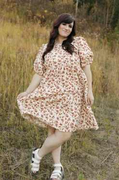 Dongguan Huoyoung Apparel Co Dresses|Maternity Friendly<Gracie Dress-Cream Floral