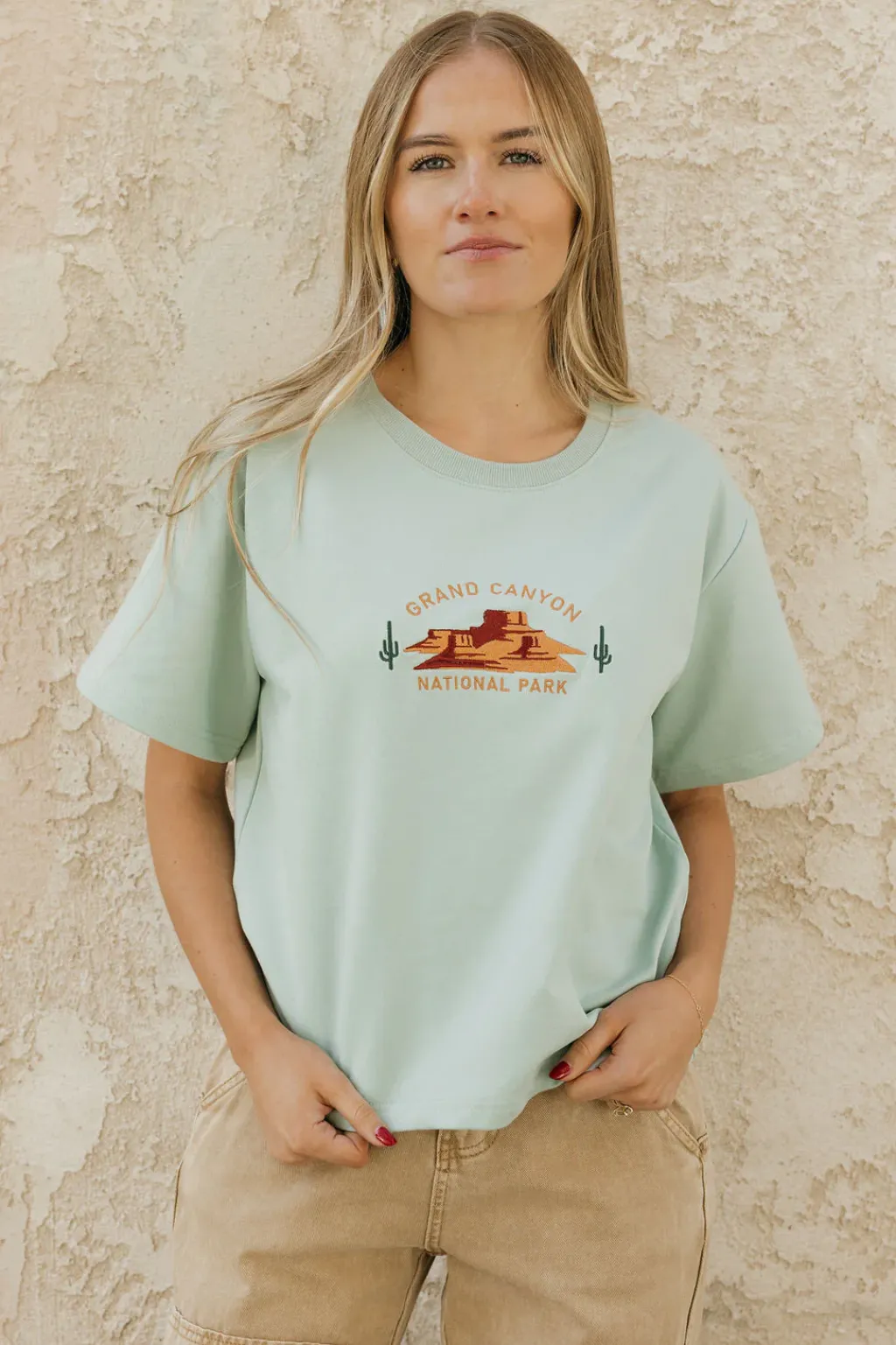 Dongguan Huoyoung Apparel Co National Parks|Tops<Grand Canyon Park Tee-Mist