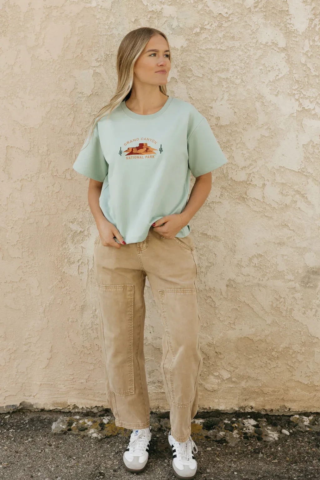 Dongguan Huoyoung Apparel Co National Parks|Tops<Grand Canyon Park Tee-Mist