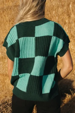 So Me Maternity Friendly|Tees<Hadlee Sweater Vest-Hunter/Sage