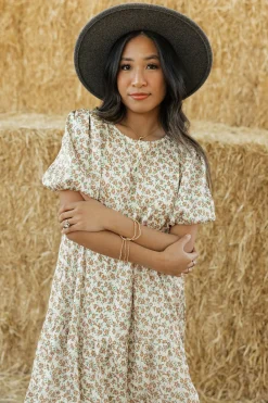 Dongguan Huoyoung Apparel Co Dresses|Maternity Friendly<Harley Dress-Cream Floral