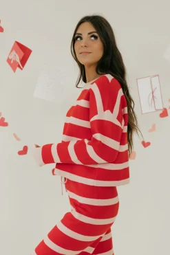 Dongguan Huoyoung Apparel Co Sweaters|Tops<Harmony Sweater-/Red
