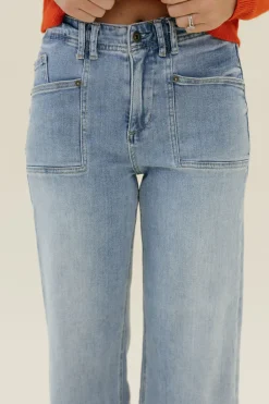 Mica Denim Bottoms|Denim<Hartlet Denim-Light