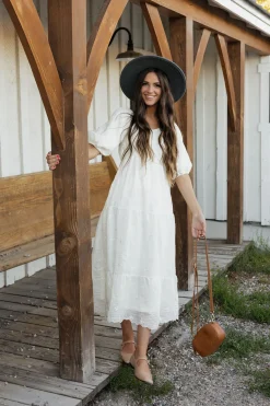 Polagram Maternity Friendly|Bridesmaid's Dresses<Hartley Dress-Cream