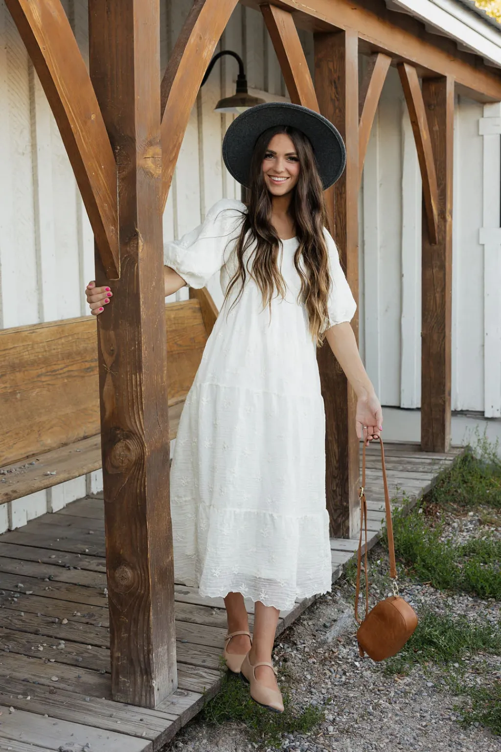 Polagram Maternity Friendly|Bridesmaid's Dresses<Hartley Dress-Cream