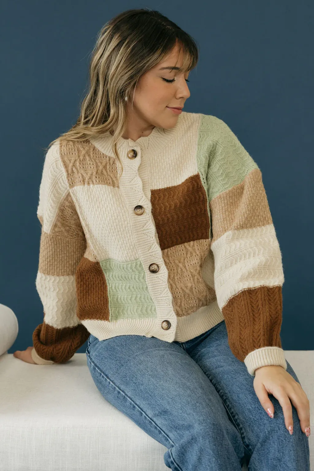 Very J Cardigans|Sweaters<Hazel Cardigan-Oatmeal
