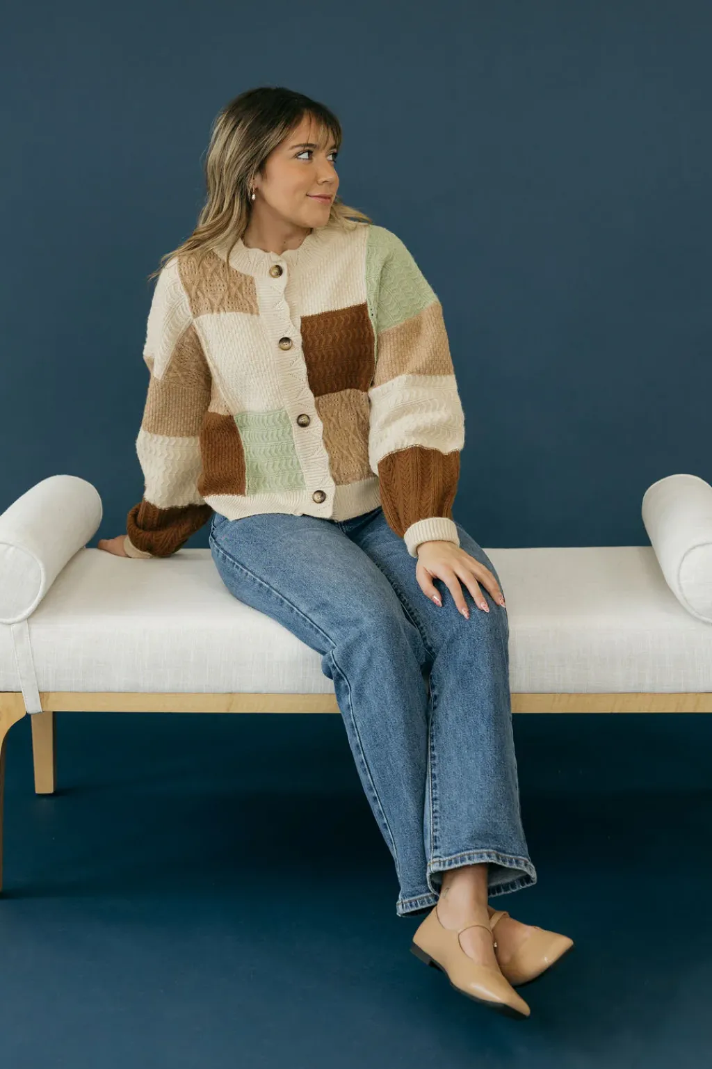Very J Cardigans|Sweaters<Hazel Cardigan-Oatmeal
