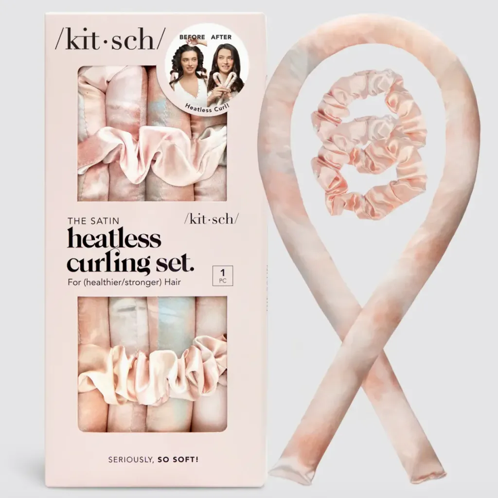 Kitsch Hair<Heatless Curling Set-Sunset Tie Dye