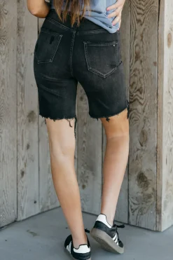 Mica Denim Shorts<Ivie Shorts-