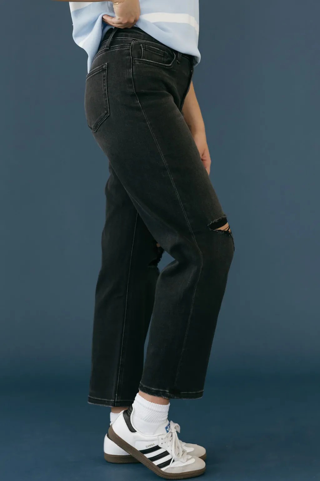 Vervet Bottoms|Denim<Jayli Denim-Washed