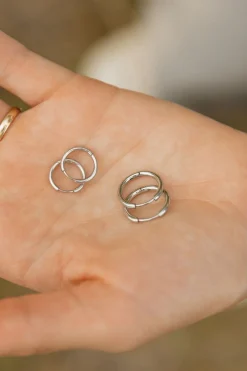 Ali Express Earrings<Jordyn Hoop Earring Set-Silver