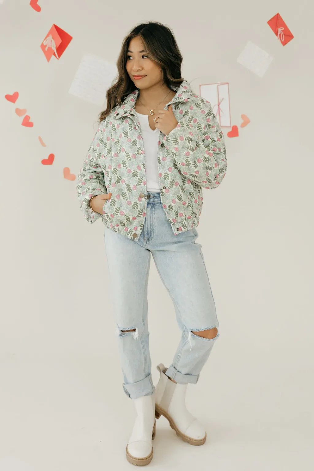 Polagram Outerwear<Josee Jacket-Sage Multi
