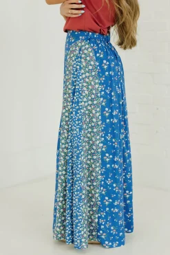 Aemi & Co. Skirts<Jude Skirt-Cobalt Floral
