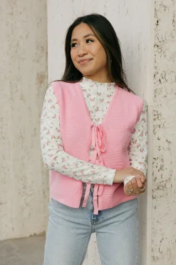 Anniewear Maternity Friendly|Tees<Kacy Vest-Bubblegum