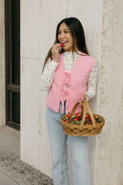 Anniewear Maternity Friendly|Tees<Kacy Vest-Bubblegum