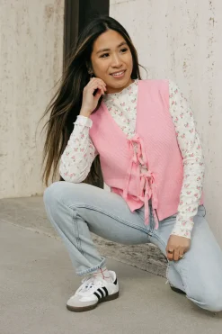 Anniewear Maternity Friendly|Tees<Kacy Vest-Bubblegum