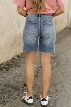 Mica Denim Shorts|Denim<Karlen Shorts-Dodger