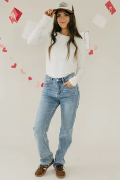 Mica Denim Bottoms|Denim<Kayden Denim-Medium Light