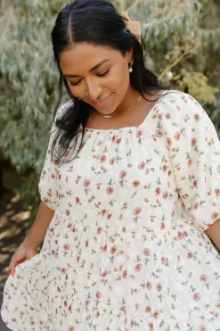 Dongguan Huoyoung Apparel Co Dresses|Maternity Friendly<Kenley Dress-Cream Floral