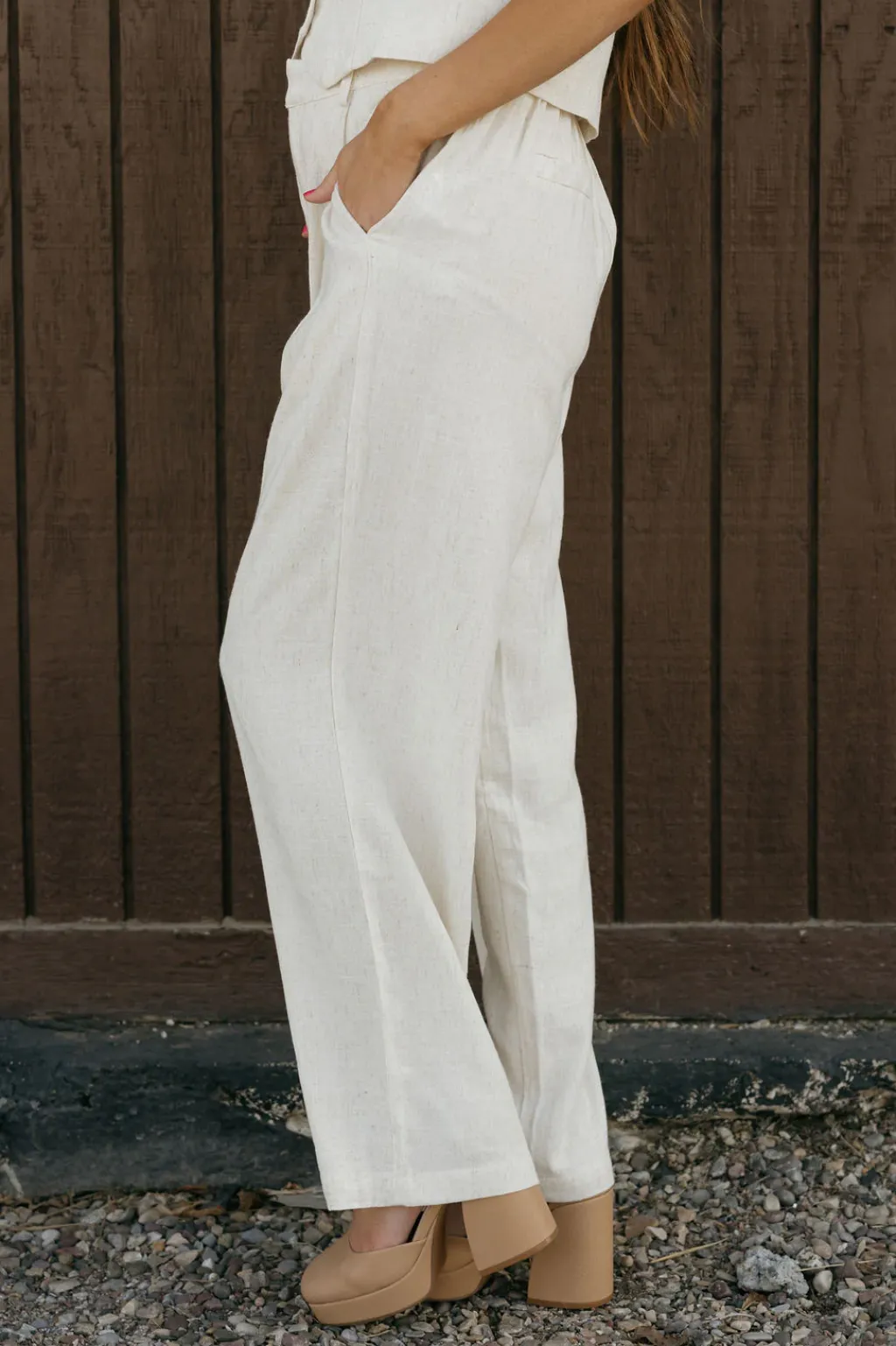 Tea N Rose Bottoms|Pants<Kennedy Pants-Natural
