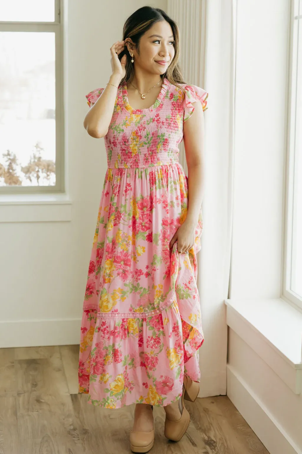 Mine and E&M Midi Dresses<Kiarra Dress- Multi