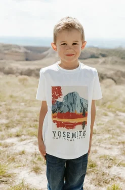Kids Love Olive Co Kids|National Parks<Kid's Yosemite Tee-White