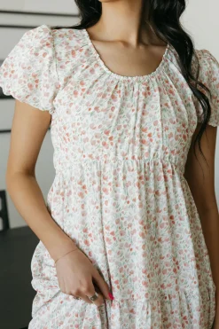Dongguan Huoyoung Apparel Co Dresses|Maternity Friendly<Kylie Dress-Ivory Floral