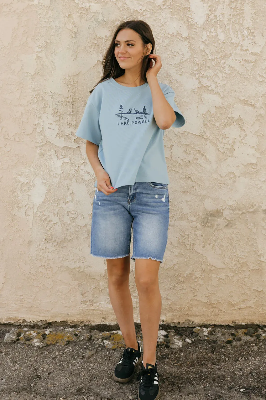 Dongguan Huoyoung Apparel Co National Parks|Tops<Lake Powell Park Tee-Sky
