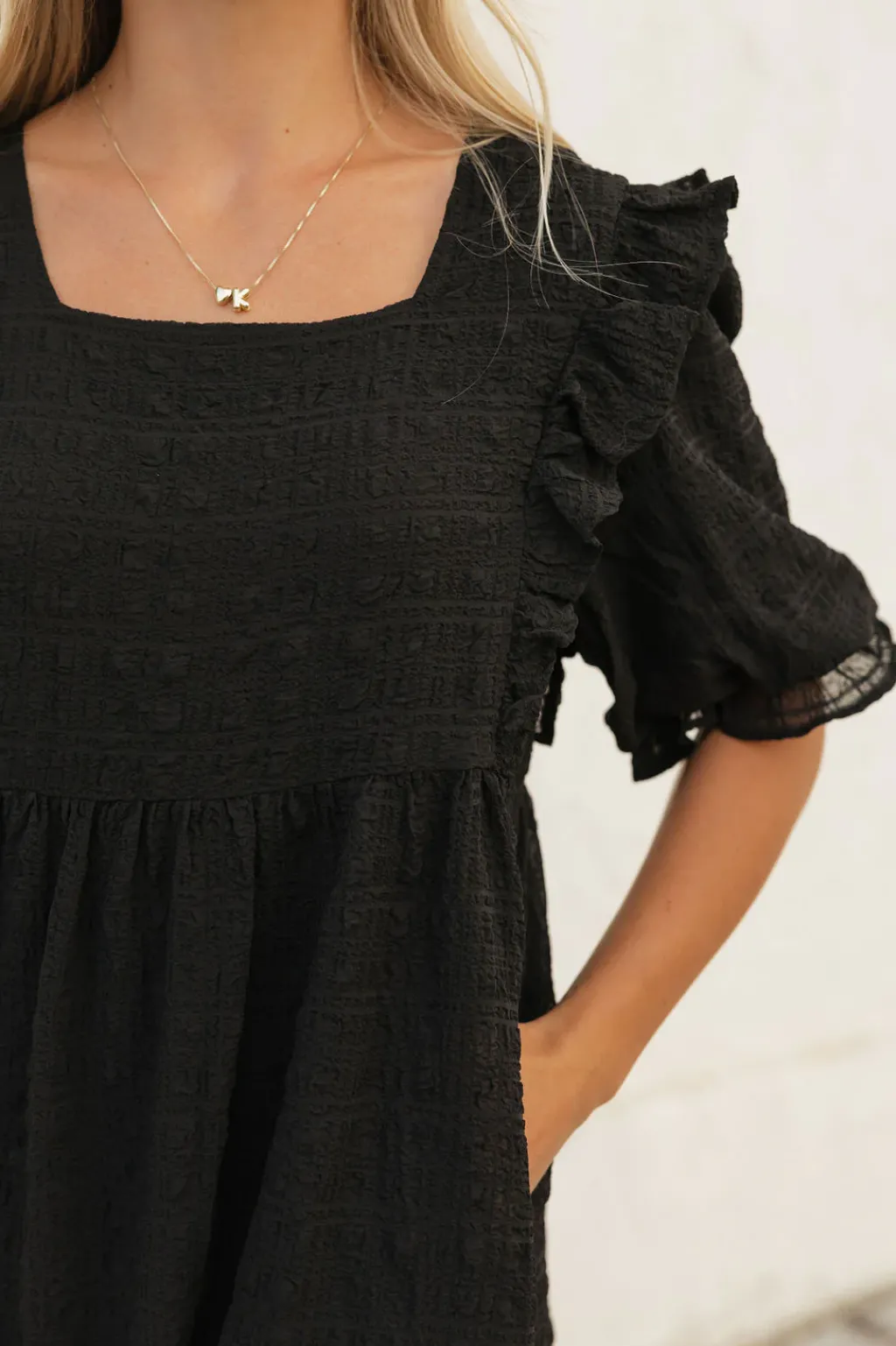 Dongguan Huoyoung Apparel Co Dresses|Maternity Friendly<Leigh Dress-Black
