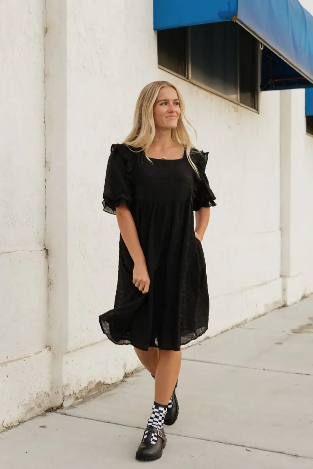 Dongguan Huoyoung Apparel Co Dresses|Maternity Friendly<Leigh Dress-Black