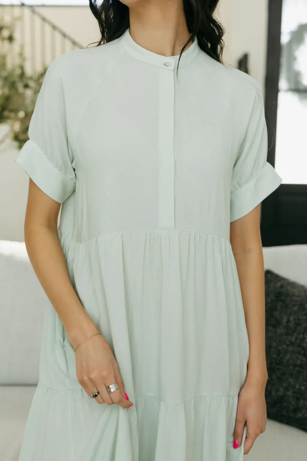 Dongguan Huoyoung Apparel Co Dresses|Maternity Friendly<Liberty Dress-Mint