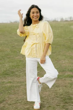 Oddi Tees|Blouses<Lilia Top-Butter