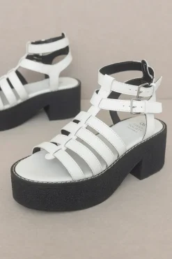 Oasis Society Heels|Sandals<Lindsey Heels-White