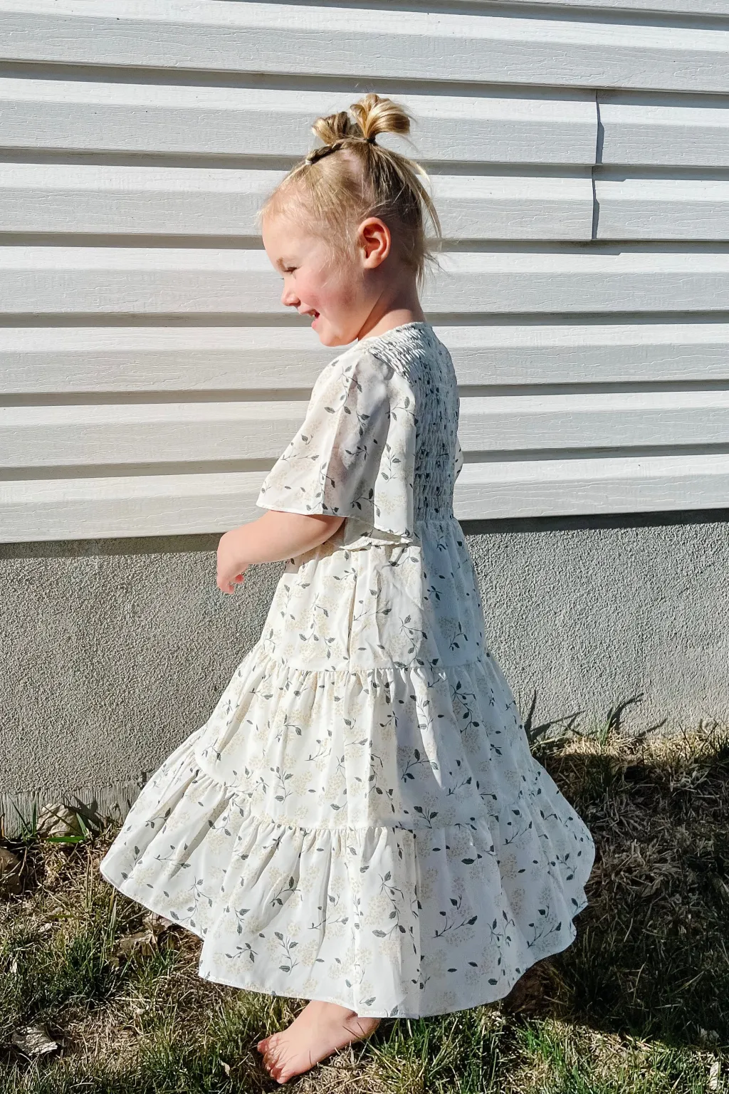 Kids Love Olive Co Mommy & Me|Kids<Little Girl's Briggs Dress-White Multi