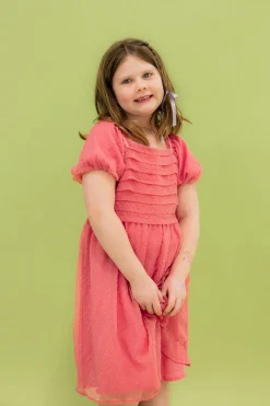 Kids Dongguan Huoyoung Apparel Co Dresses|Kids<Little Girl's Chelsie Dress-Pink