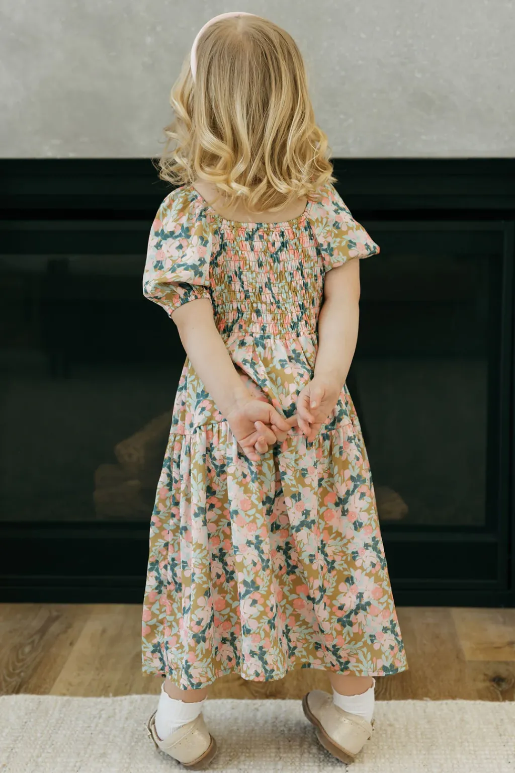 Kids Dongguan Huoyoung Apparel Co Mommy & Me|Kids<Little Girl's Jensyn Dress-Golden Floral