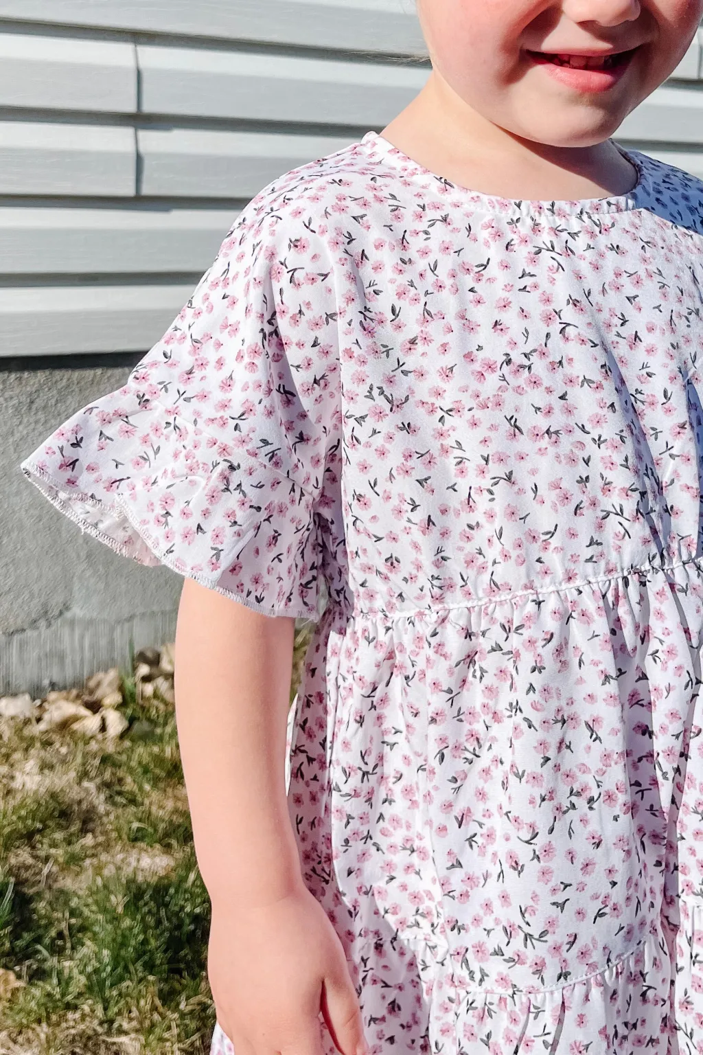 Kids Love Olive Co Mommy & Me|Kids<Little Girl's Let Love Grow Dress-Pink/White Floral