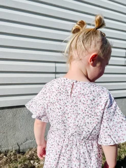 Kids Love Olive Co Mommy & Me|Kids<Little Girl's Let Love Grow Dress-Pink/White Floral