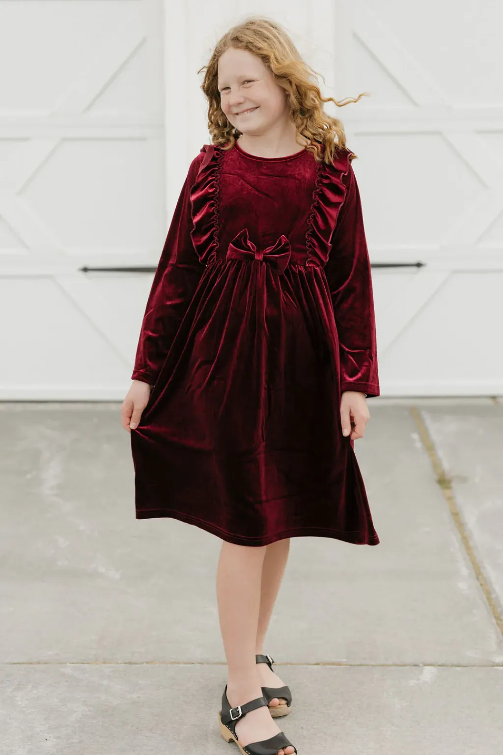Kids Oopsie Daisy Kids<Little Girl's Noelle Dress-Wine