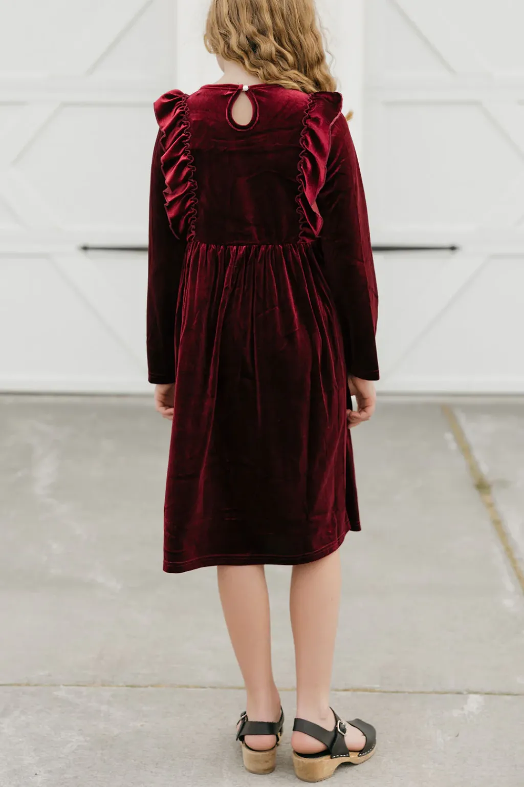 Kids Oopsie Daisy Kids<Little Girl's Noelle Dress-Wine