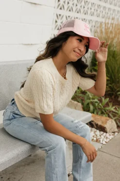Dongguan Huoyoung Apparel Co Sweaters|Tops<Londyn Sweater-Cream