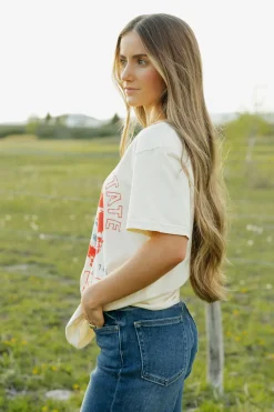 Golden Rose Maternity Friendly|Tops<Lone Star Tee-Cream