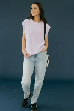 In February Maternity Friendly|Tees<Lucy Top-Lavender