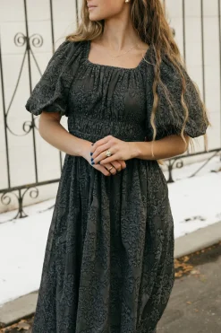 Polagram Maternity Friendly|Bridesmaid's Dresses<Lyla Dress-Charcoal