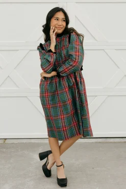 Dongguan Huoyoung Apparel Co Dresses|Knee-Length Dresses<Mae Dress-/Red