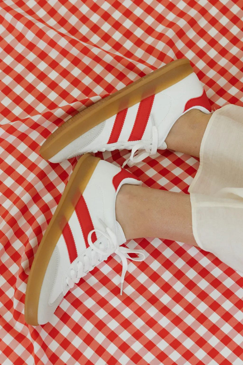 Victoria Fashion Sneakers<Mandie Sneakers-White/Red