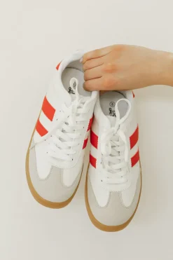 Victoria Fashion Sneakers<Mandie Sneakers-White/Red
