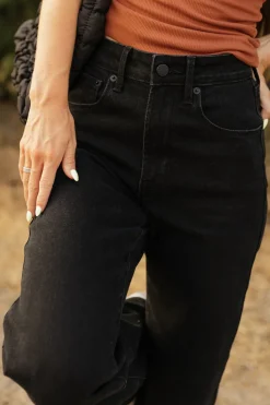 Just Panmaco Bottoms|Denim<Marianna Denim-Black