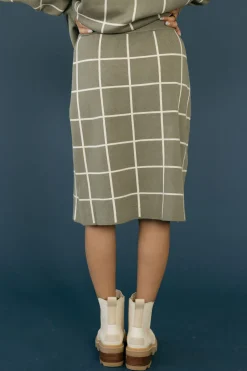 Tea N Rose Maternity Friendly|Skirts<Marley Skirt-Light Olive
